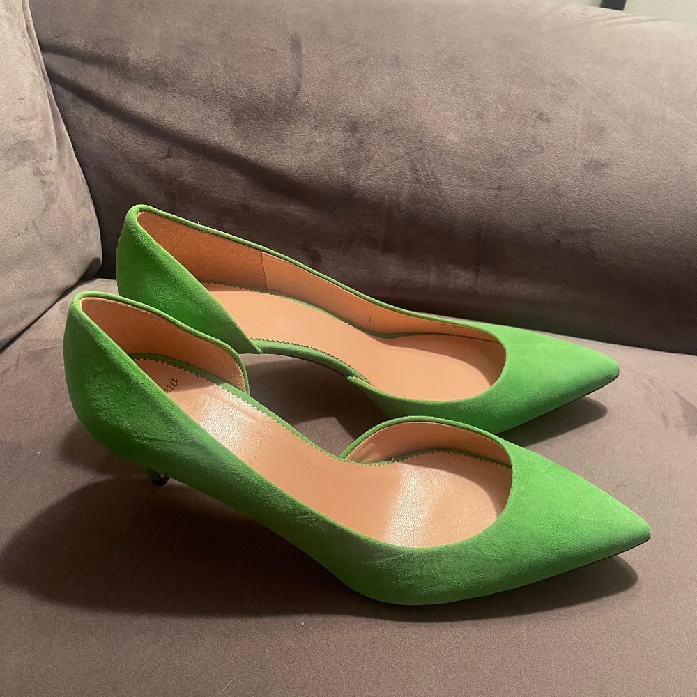 J.Crew Vivid Lime Pumps